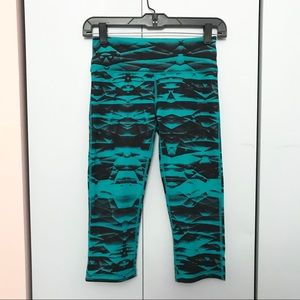 Z By Zella Teal Prism Workout Leggings (NWOT)